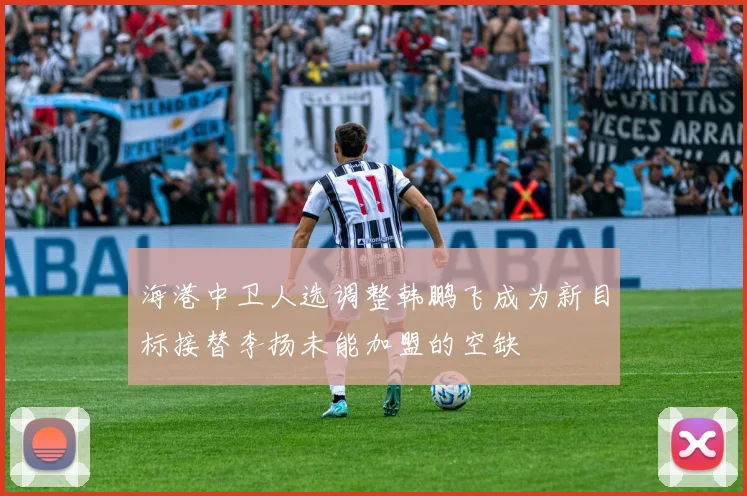 海港中卫人选调整韩鹏飞成为新目标接替李扬未能加盟的空缺